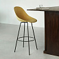 609243 Normann Copenhagen Mat Барный стул 75 см, конопляный / черный — фото 2