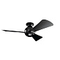 44" Sola Fan Satin Black люстра-вентилятор 330151SBK Kichler — фото 2