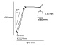 A014600 Artemide Tolomeo торшер — фото 3