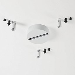 CEILING BASE MULTI 3 W Delta Light OPTIONS многомодульный потолочный светильник белого цвета