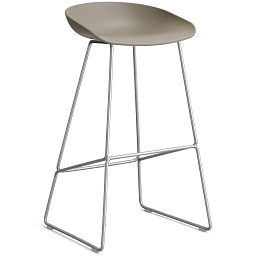 AA078-D153-AA51 Hay About A Stool барный стул с металлическим каркасом и сиденьем цвета хаки