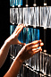 Tile D95 Fabbian настенный светильник 30cm - Golden aluminium D95Z10
