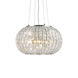 044200 Ideal lux Calypso подвесной светильник с крупным хрустальным плафоном в виде сферы
