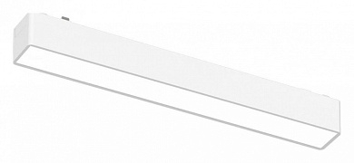 магнитный трековый светильник прямоугольной формы белого корпуса для магнитного трека 48V