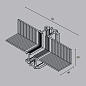 TRA184ICL-13B Maytoni Accessories for tracks Levity Комплектующие для встраиваемой трековой системы Черный — фото 5
