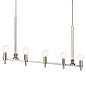 Torvee 42" 5 Light Linear Chandelier Polished Nickel люстра 52425PN Kichler — фото 7