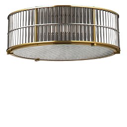 LAV-PLM-6(P)440-2 Kutek Lavone потолочный накладной светильник с двухъярусными стеклянными ламелями