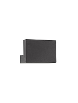 Dark Anthracite Die-Casting Aluminium Clear Glass LED 10 Watt 341Lm 3000K 200-240 Volt Beam Angle 101º IP65 L: 14 W: 14.5 H: 3.5 cm