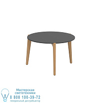 СТОЛИК TEA TIME Ø 60CM H40 CERAMIC BLACK Royal Botania