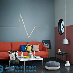 54400205 Fritz Hansen Suspence подвесной светильник с матовым серым плафоном