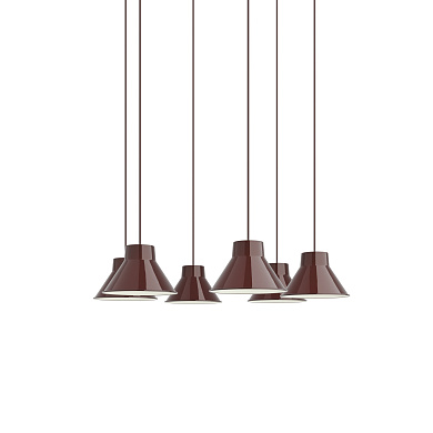 Top Pendant Cluster подвесной светильник Muuto White / Deep Red TOPCL21A0102
