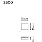 260015/21 Vibia Structural 1X - 2600 настенный светильник — фото 1