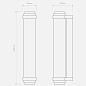 Настенный светильник Astro Lighting Burlington 400 Phase матовый золотой — фото 7