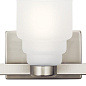 Vionnet 24" 3 Light Vanity Light with Satin Etched Glass Brushed Nickel настенный светильник 55012NI Kichler — фото 5