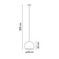 747524/11_10 Vibia Knit ø 65 см x 50 см - 7475 подвесной светильник — фото 1