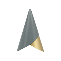 Cornet Slate & Brass Ø13.4 x 23,8 cm