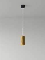 CIRIO SIMPLE CIRCULAR METAL CANOPY BLACK SURFACE DIMMABLE 1-