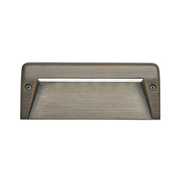 16172CBR27 Kichler 12 volt led уличный настенный светильник из латуни с направленным светом вниз