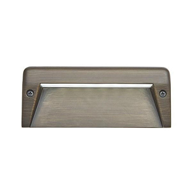 2700K LED Surface Mount Step Light Centennial Brass уличный настенный светильник 16172CBR27 Kichler