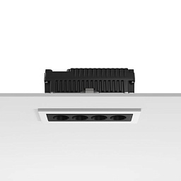 Flos Mile встраиваемый спот прямоугольной формы белого цвета