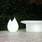 FLAME уличная настольная лампа Serralunga FLAME/LB + télécommande