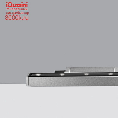 BM72 Linealuce iGuzzini Mini - Wall-/Ceiling-mounted - Warm White LED - 48V dc DALI - L=1040mm - 10° Spot Optic