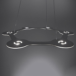 FLAR6172T Lumen center Flat современная люстра с шестью плафонами и алюминиевым корпусом