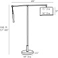 Newark Floor Lamp торшер Arteriors 79816