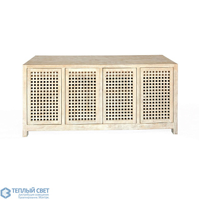 Driftwood Lattice Credenza Global Views шкаф