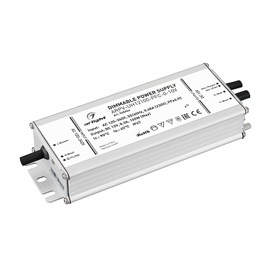 028454 Arlight блок питания ARPV-UH12100-PFC-0-10V (12V, 8.3A, 100W)