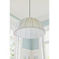 MOL L WH Mollis Made By Hand Подвес с большим полушаром из белой ткани, LED — фото 1