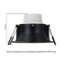 A2864PL-1BK Arte Lamp Dash точечный встраиваемый светильник GU10 1х35W — фото 2