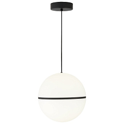 EU-702TDHNE13 Visual Comfort Hanea подвесной светильник с крупным шаровым плафоном и декоративной вставкой