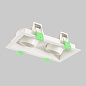 Светильник встроенный Crystal Lux CLT 069C2 WH — фото 2