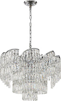 Люстра подвесная Stilfort Sapparo 2176/09/12P, Прозрачный; Хром