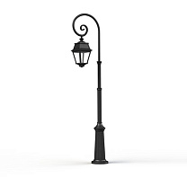 Avenue 2 N° 8; Clear glass Built-in LED 2700°K warm white 13W; Dark black