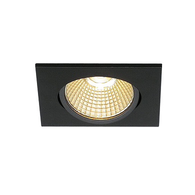 114390 SLV NEW TRIA 68 LED SQUARE SET светильник 9W, 3000К, черный