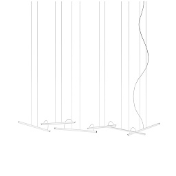 234203/23 Vibia Halo подвесной линейный светильник цилиндрической формы