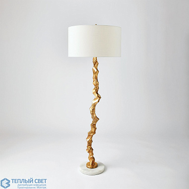 Crinkle Lamp-Brass Global Views торшер