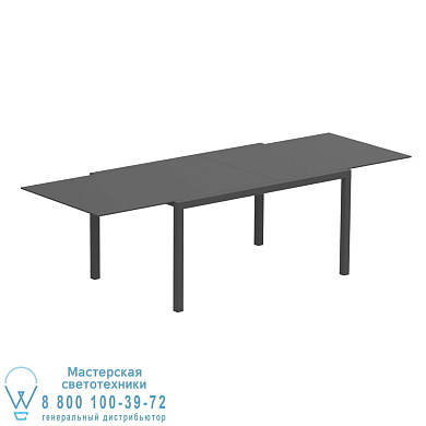 Раздвижной стол Taboela 150-270x100 см из нержавеющей стали и керамической столешницы Royal Botania