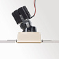 iMAX II SQUARE ADJUSTABLE TRIMLESS MP 92718 Delta Light Встраиваемый поворотный потолочный светильник — фото 4