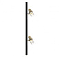 E564.46C2FRO Tooy Lei FA LED binario двухламповый светильник матовый чёрный; сатиновый белый — фото 2