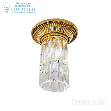 Kolarz MILORD CRYSTAL 0346.11.15 потолочный светильник французское золото ø16cm высота 20cm 1 лампа g9