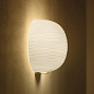 FN274005_10 Foscarini Gem Semi AP настенный светильник из белого выдувного стекла белый — фото 1