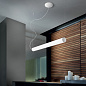 8846 Linea Light TU O SP LED M люстра с трубчатым рассеивателем белый — фото 1