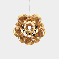 Люстра Tom Dixon Whirl Burst - Золотой полированный Поликарбонат