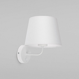 84982 TK Lighting Maja настенное бра с текстильным абажуром на коротком кронштейне