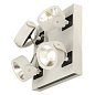 1000136 SLV KALU QUAD SQ CW white/black 3000K 60° настенный светильник — фото 1