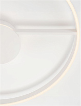 Triac Dimmable Sandy White Aluminium & Acrylic LED 57Watt 220-240Volt 3023 Lm IP20 2700-3000-4000K CCT by Dip Switch D:80 W:7.1 cm