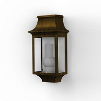 Louis Philippe 7 N° 1; Clear glass E27 23W; Gold patina